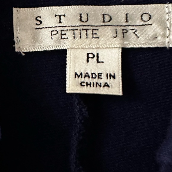 Navy Ruffle Jacket - Picture 6 of 8